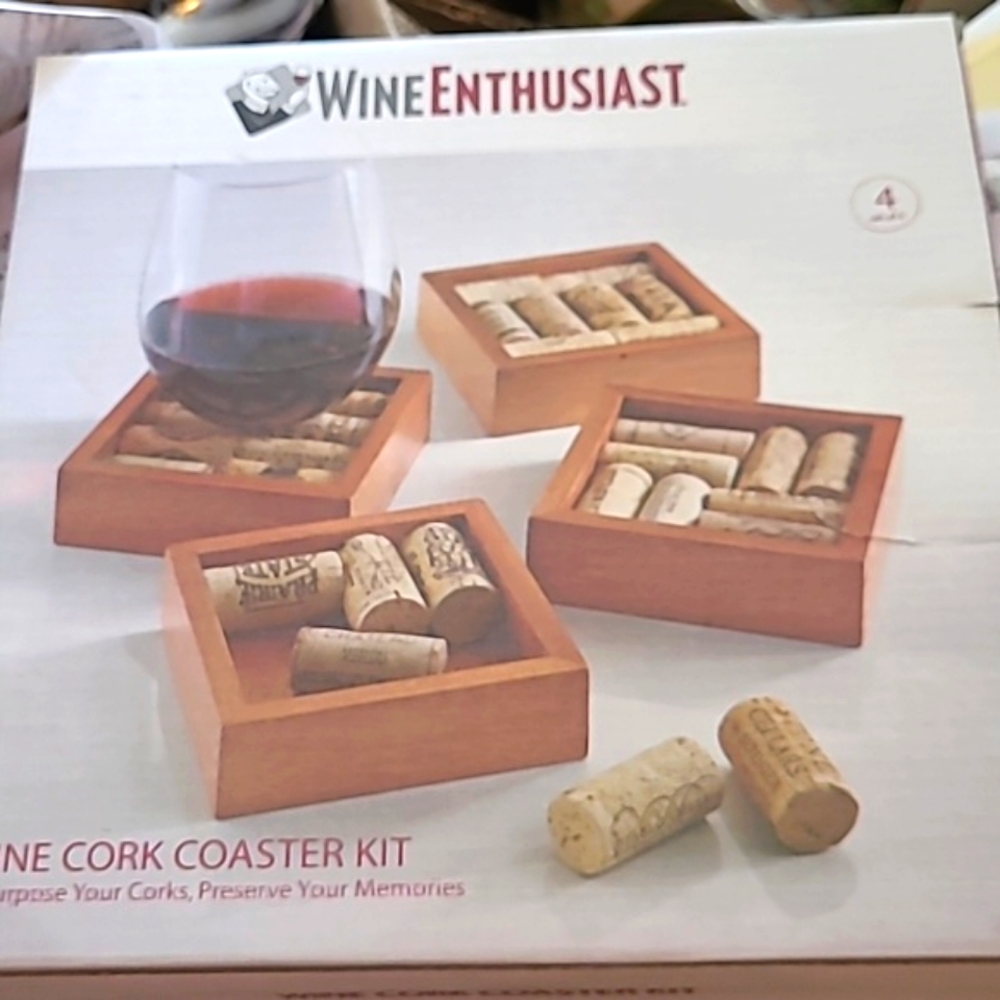 COPY - Wine Cork Coaster Set of 4, you add your corks